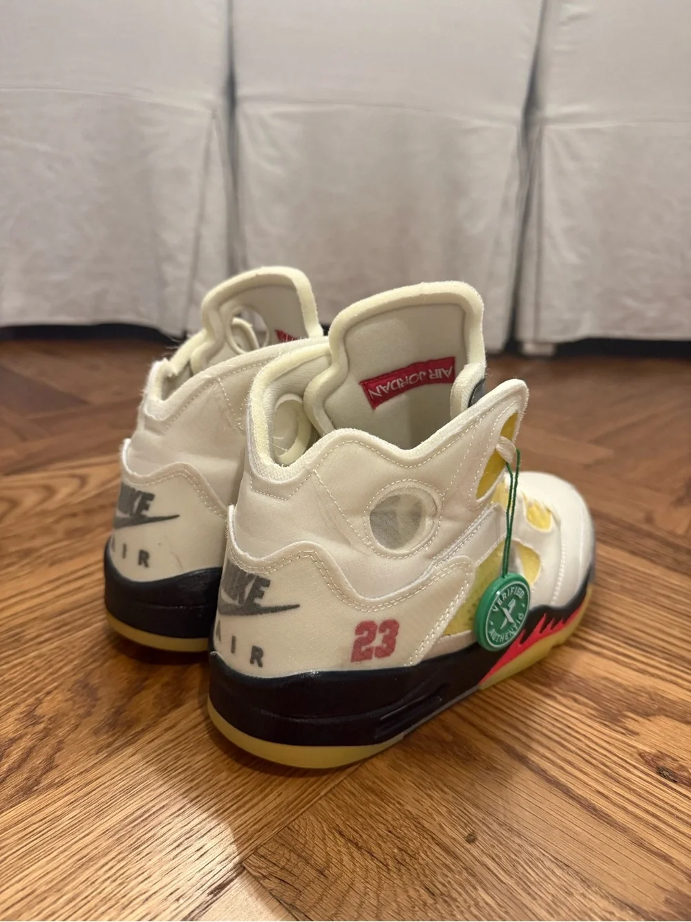 Off-White Jordan 5 Retro High-Top Sneakers